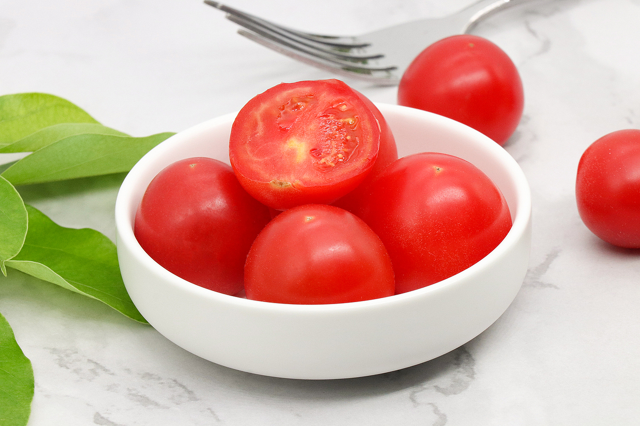 一组圣女果小番茄食物摄影图片