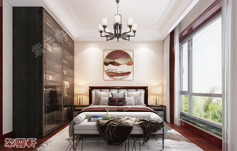 女儿房中式设计 紫云轩