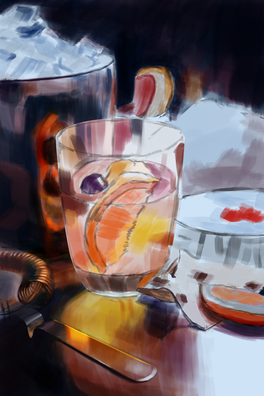 插画练习，超写实静物练习NO.2（图ZODg5Mjc0NzY=） - 创作习作 - 站酷设计师花花公仔原创素材 - 站酷ZCOOL