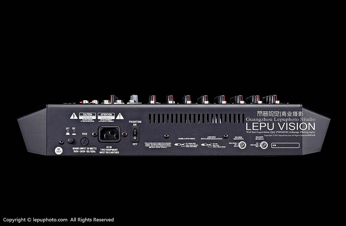 专业音响dj调音台产品摄影