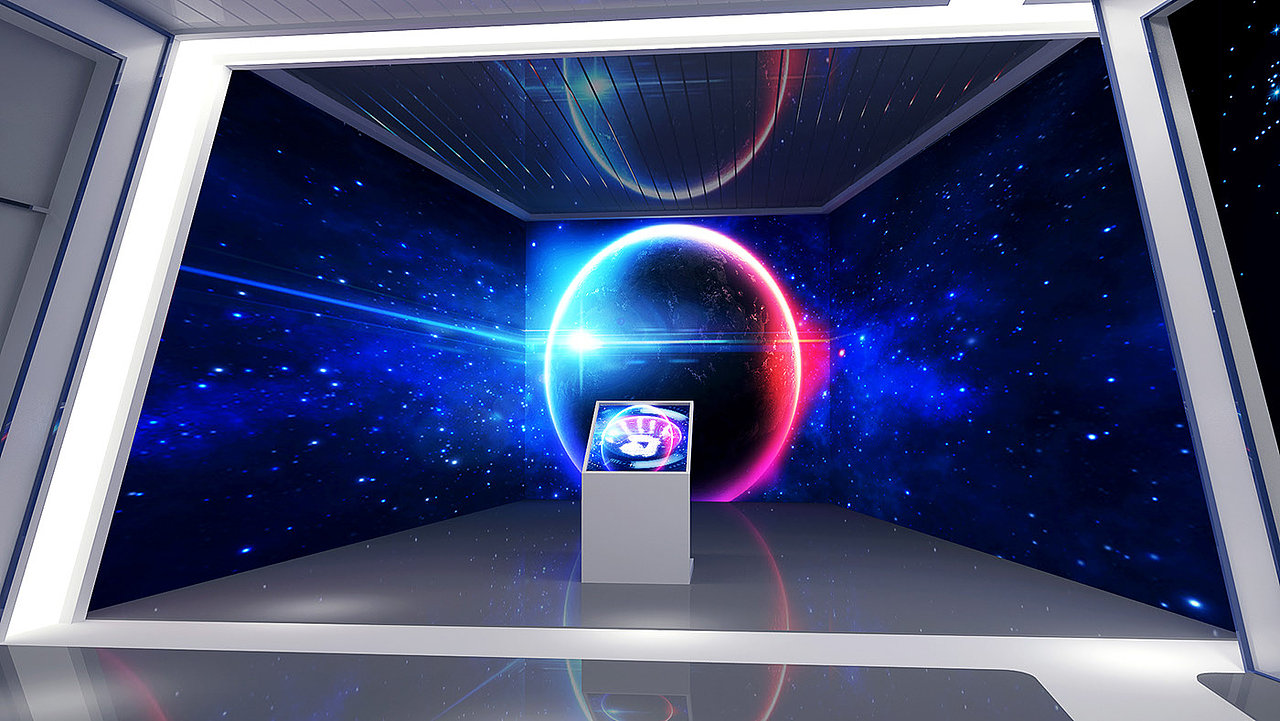 科技展厅 3D效果图制作