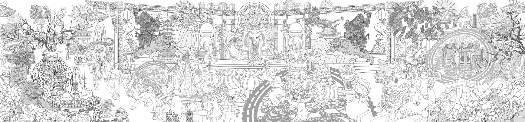 印象中国年丨壬寅虎年贺图（图ZMjg2NjA0NzI4） - 商业插画 - 站酷设计师鸢尾工作室原创素材 - 站酷ZCOOL