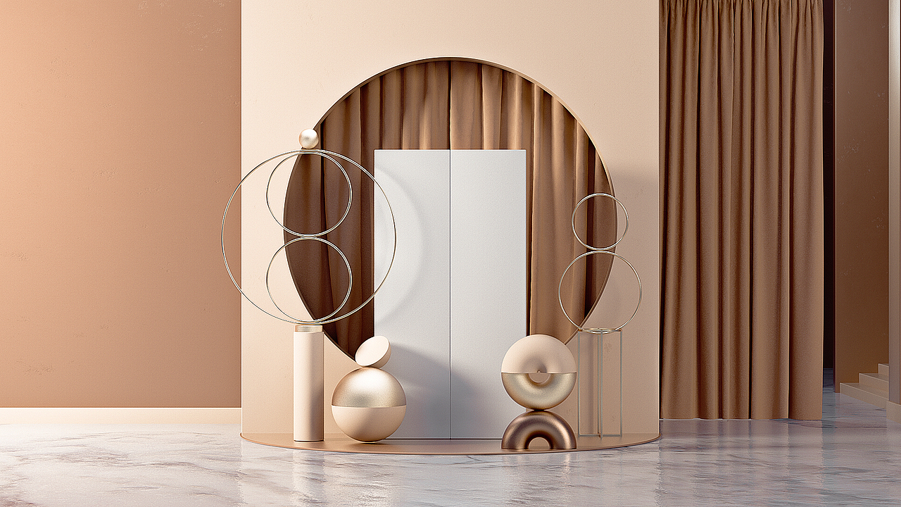 C4D作品-----《山腰》（图ZMTUyODk5Njgw） - 场景 - 站酷设计师秋水望长天原创素材 - 站酷ZCOOL