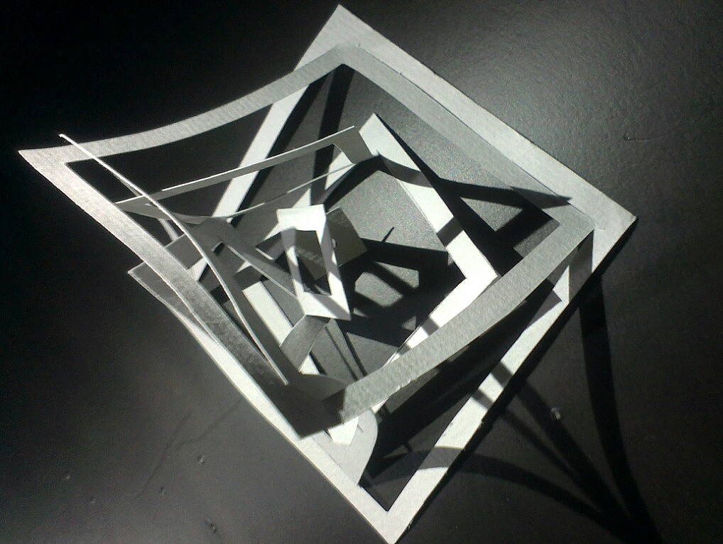 立体构成--剪纸