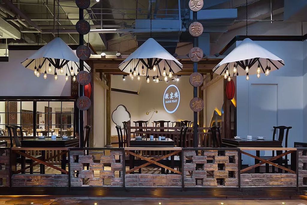 成都中餐厅设计丨成都中餐厅装修-徽宴中餐厅（图ZODg4NzA1MjA=） - 家装设计 - 站酷设计师中餐厅设计原创素材 - 站酷ZCOOL