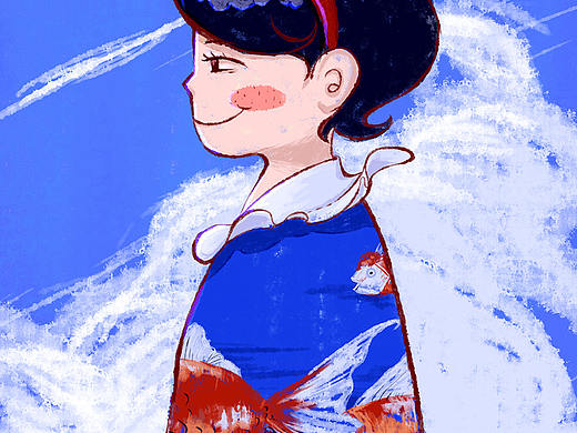 【 夏日的少女金鱼缸。】