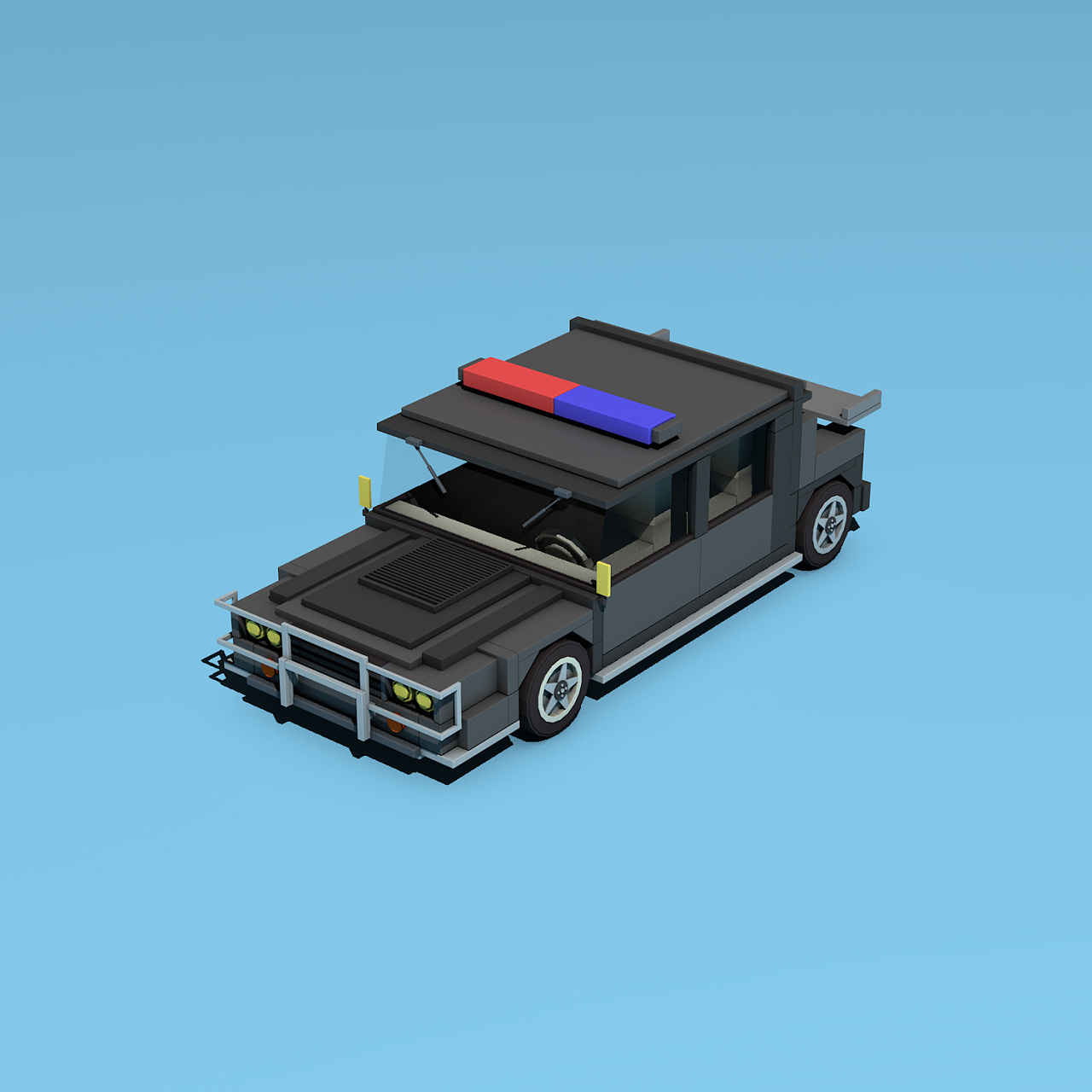 【玩家评测】乐高 LEGO 城市系列 7236 测速警车 - 哔哩哔哩