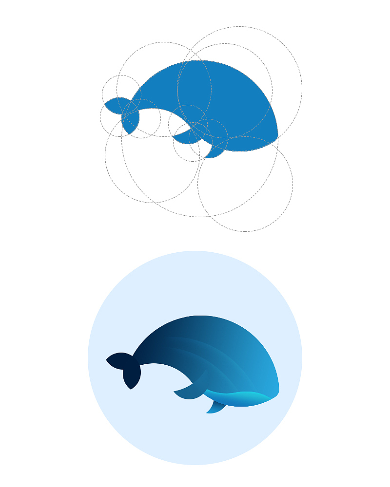 布尔运算每日一练:肥肥的海豚