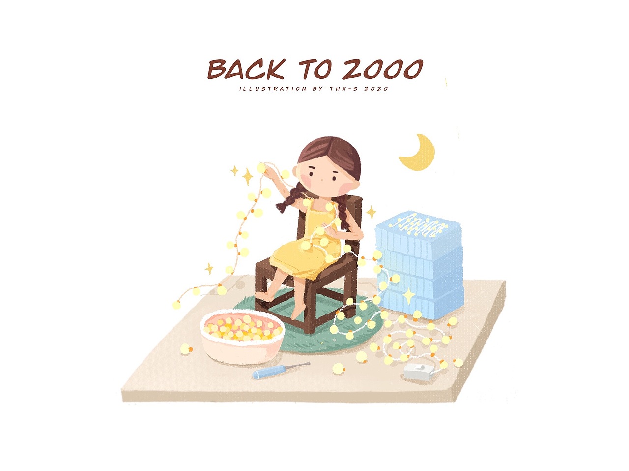插画｜Back to 2000（图ZMjE1MDI1ODI0） - 儿童插画 - 站酷设计师谢谢谢谢谢不够原创素材 - 站酷ZCOOL