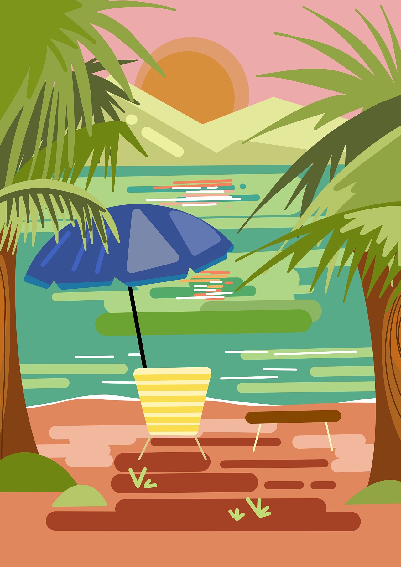海边|插画|创作习作|阿欣欣大劈叉 - 原创作品 - 站酷 (zcool)