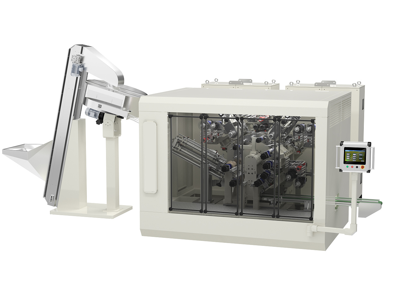 各种机械非标设备渲染图效果图项目总结