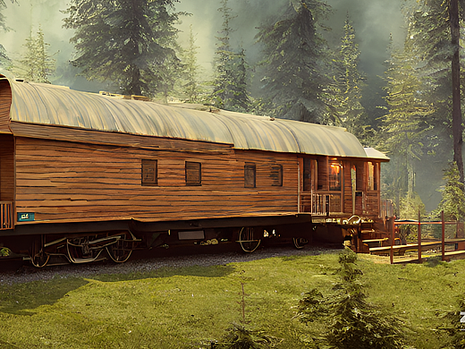 #AI创作实验室#露营 机车 咖啡