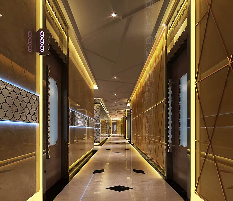 昆明ktv过道装饰