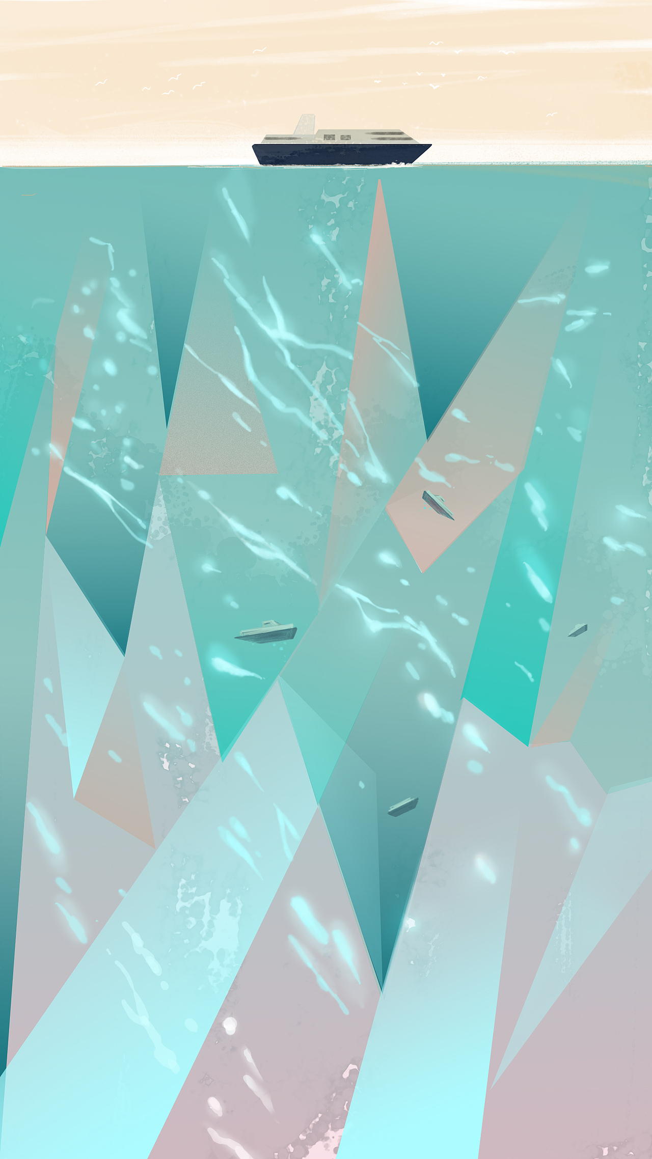 给LOVE&LOVE珠宝公司画的日更插图