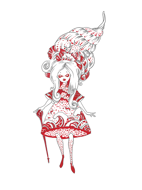 -自由-手 绘 H U A 练习（图ZMjAyNDE5MDg0） - 艺术插画 - 站酷设计师南希258原创素材 - 站酷ZCOOL