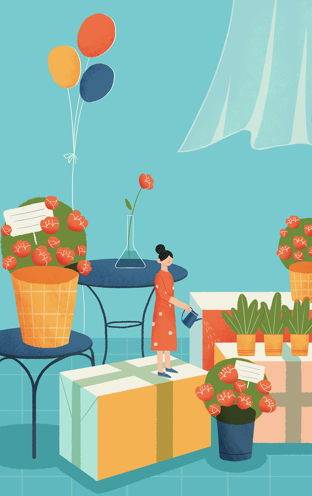 2020插画总结（图ZMjM3Mzc0MjY4） - 创作习作 - 站酷设计师里脐橙原创素材 - 站酷ZCOOL