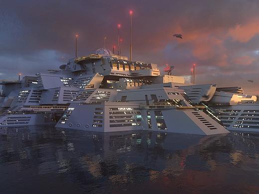 海上基地（科幻）