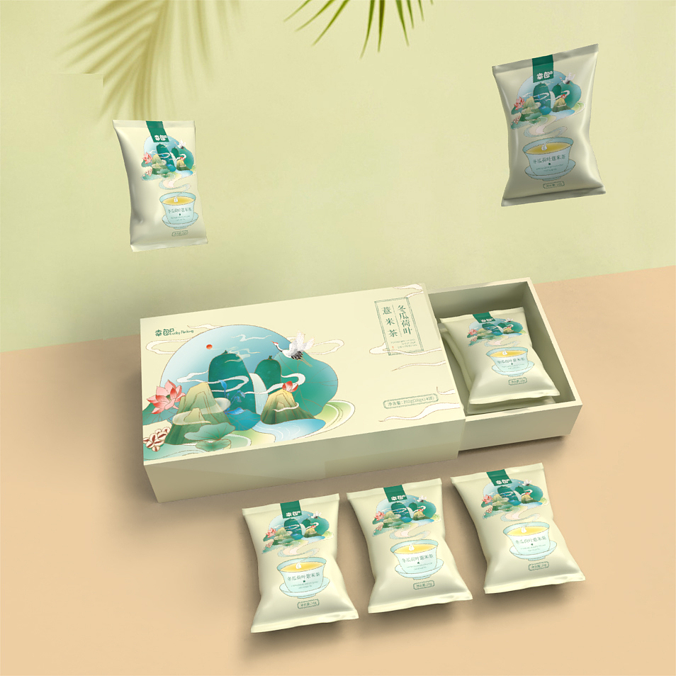 包装设计 | 冬瓜荷叶薏米茶