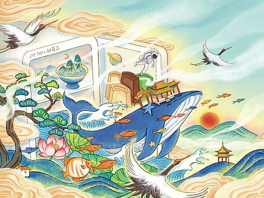 钟薛高×悦木联名款 国潮礼盒《冰箱里的奇异世界》