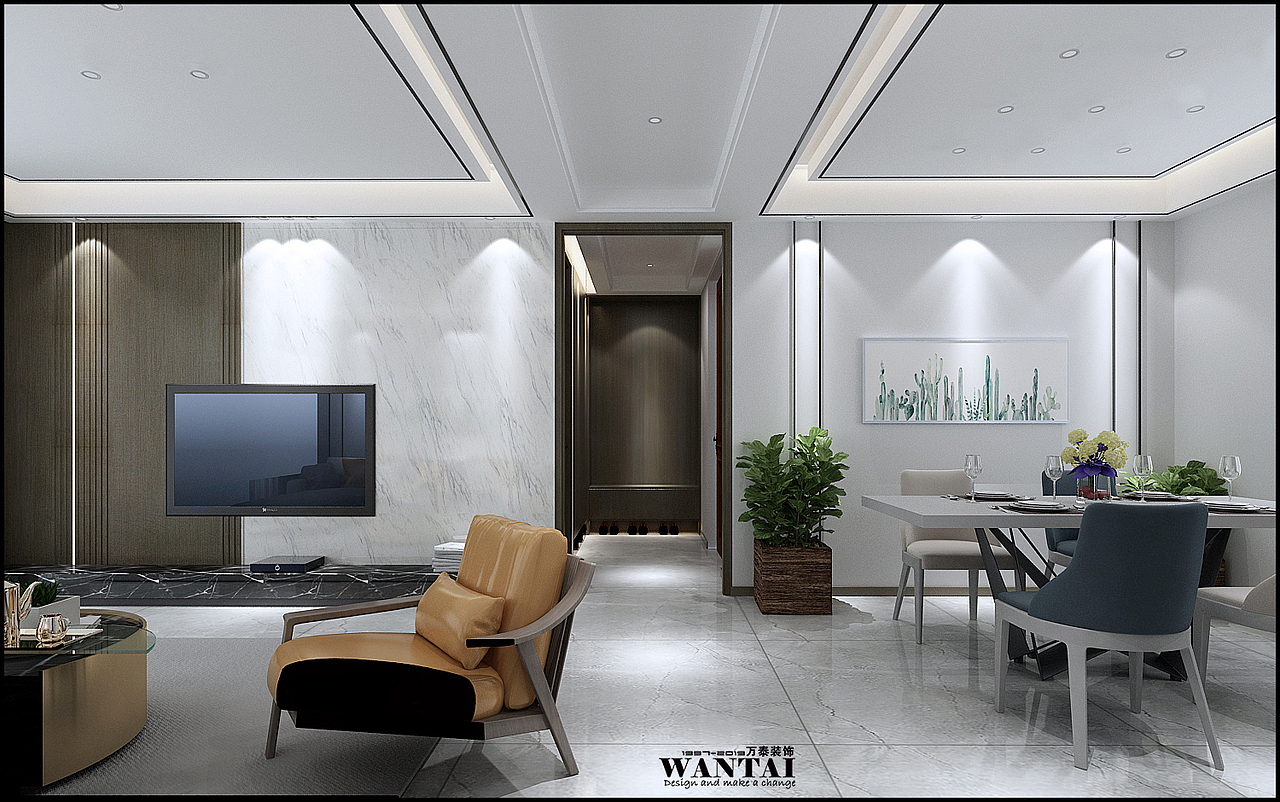 梁山鑫悦豪庭159平装修效果图