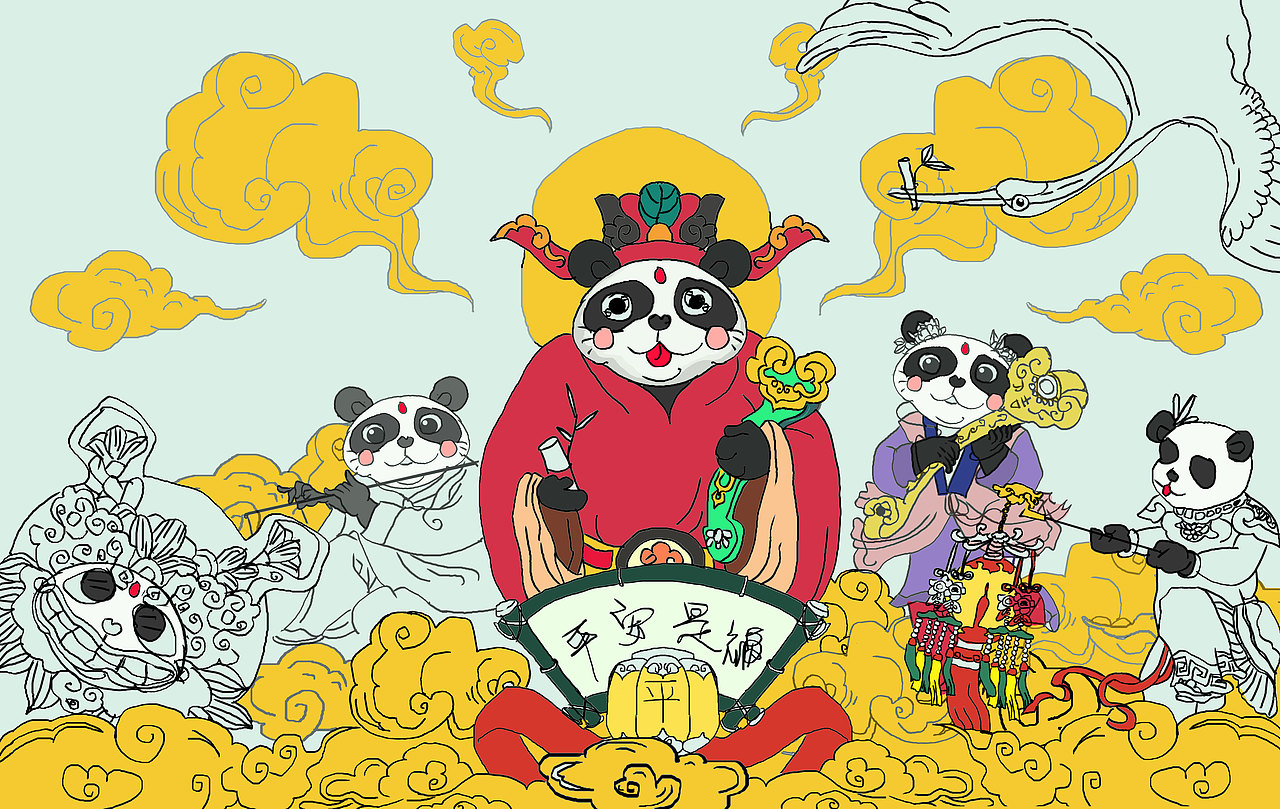 国风插画