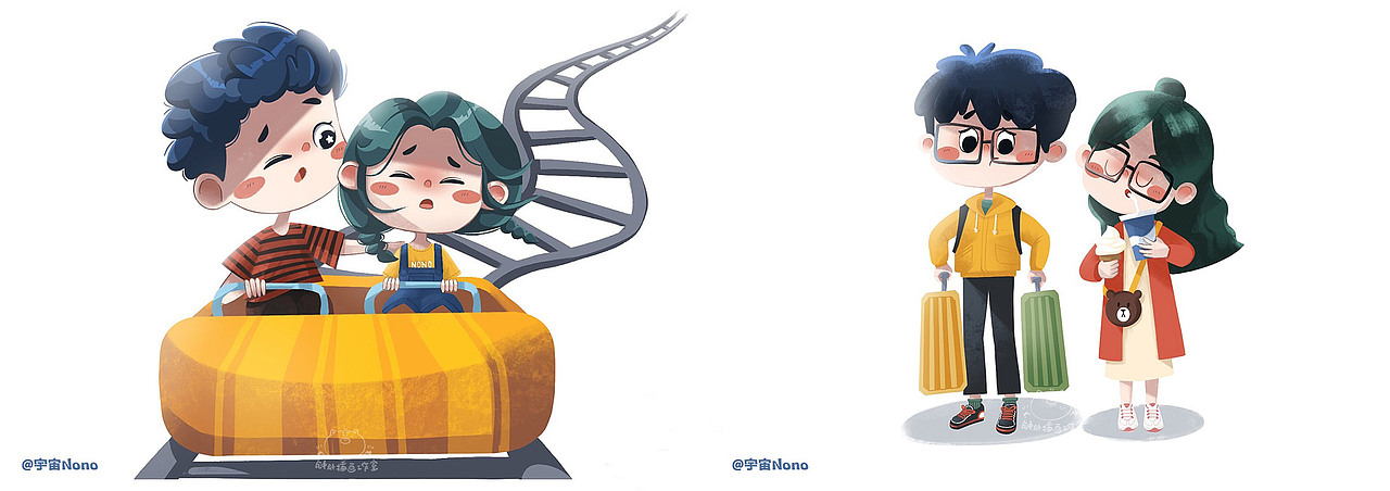 工作室成员作品-宇宙Nono（图ZMjQxMDcxODI0） - 儿童插画 - 站酷设计师钟钟插画工作室原创素材 - 站酷ZCOOL