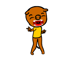 仁猴和毕加猪表情表情包