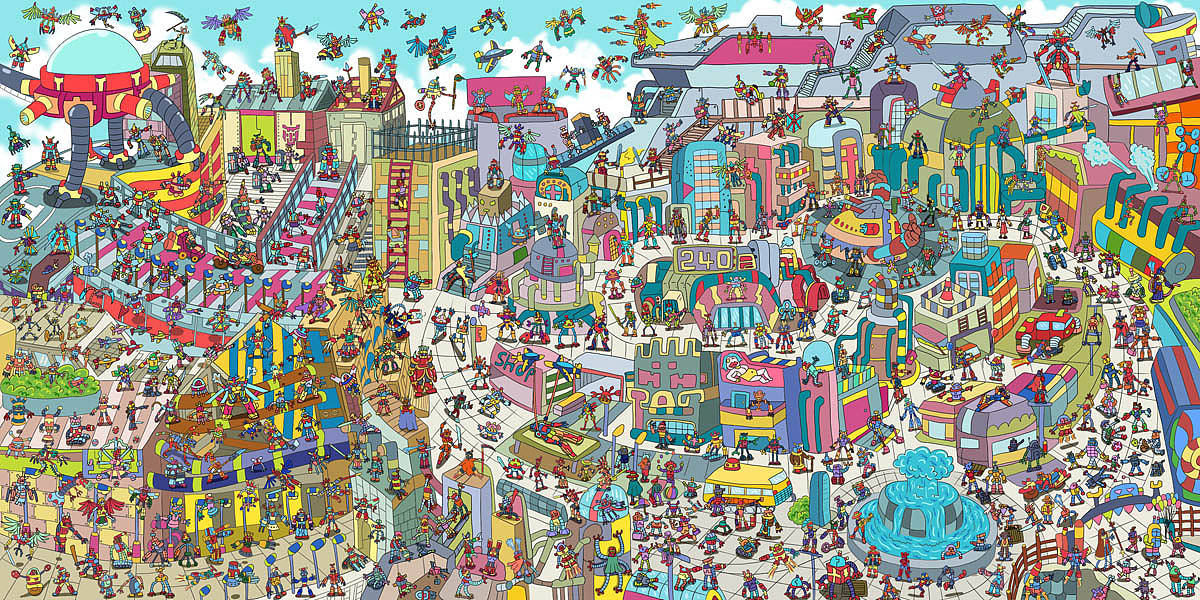 乱七八糟的找茬游戏北京地图设计