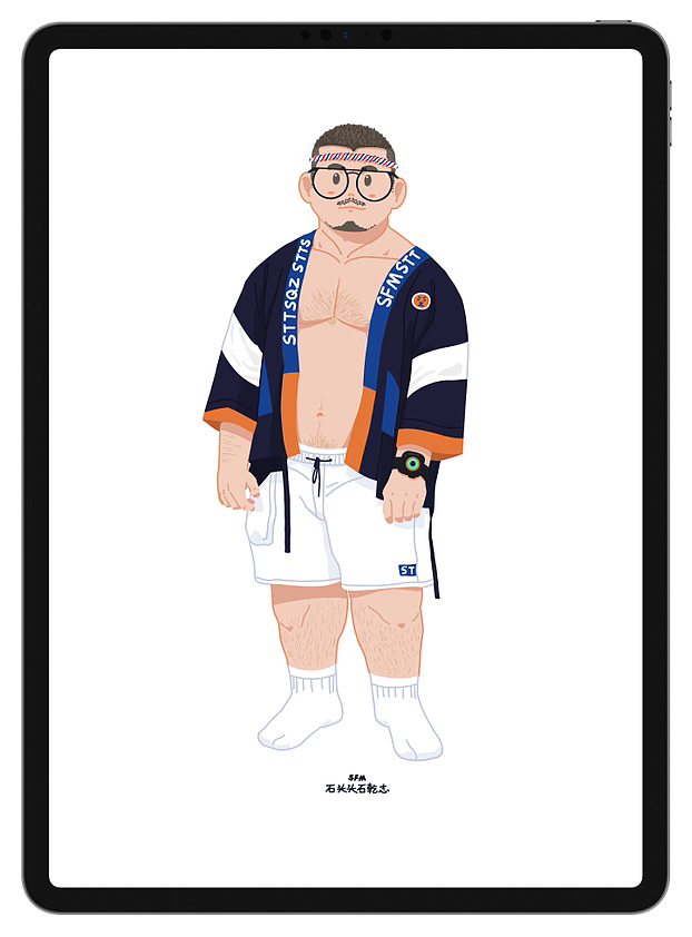 石头头的人物插画（图ZMzU2NjYyMDgw） - 商业插画 - 站酷设计师石乾志原创素材 - 站酷ZCOOL
