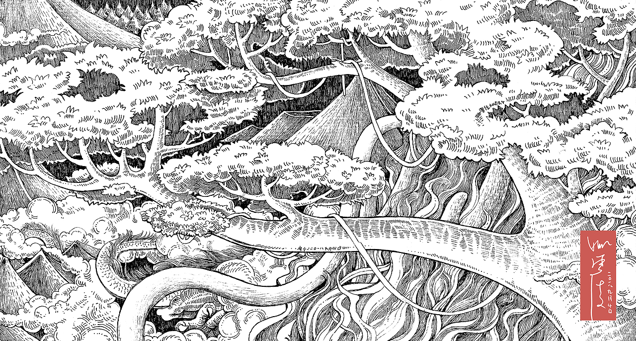 我的黑白画【二】（图ZMjg4ODQyMjky） - 创作习作 - 站酷设计师Cigar22原创素材 - 站酷ZCOOL