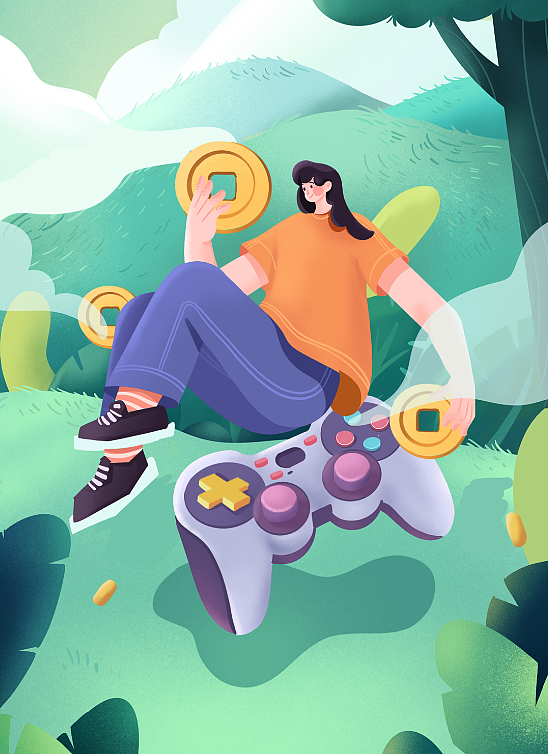 着陆页插画（图ZMjkzMTU3OTY0） - 商业插画 - 站酷设计师Mis陈大欣原创素材 - 站酷ZCOOL
