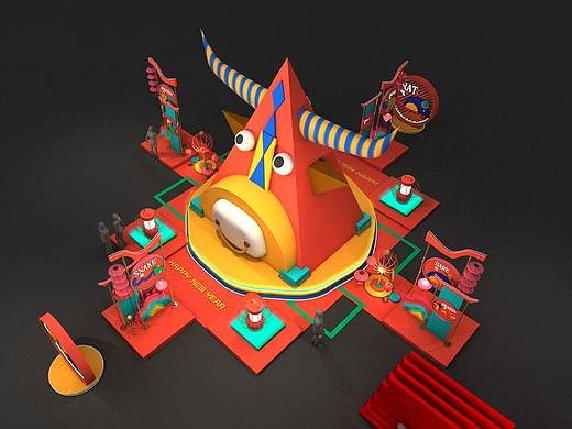 大都会2021新年美陈（个人主页-ZNTA2NDk0MDQ=） - 场景 - 站酷设计师大白酱子原创素材 - 站酷ZCOOL