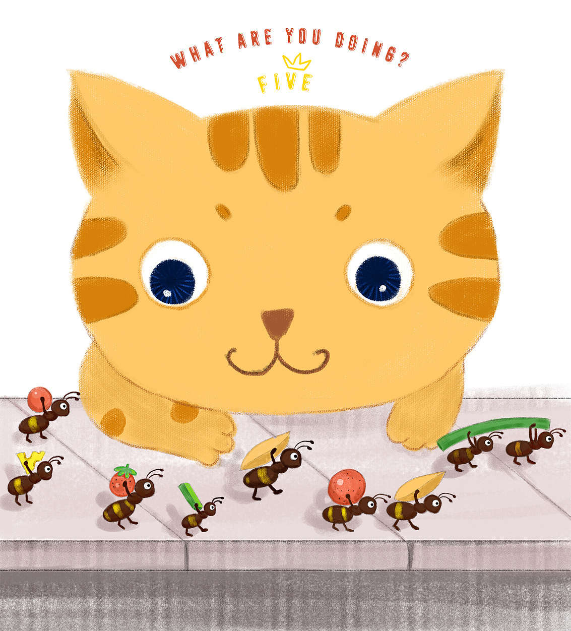 蚂蚁搬食物图片卡通图片