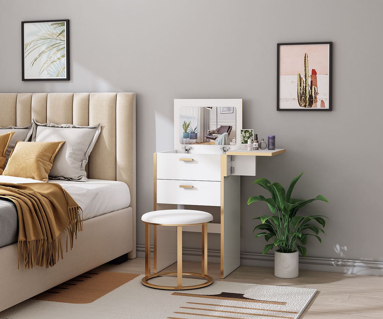 功能梳妆台效果图