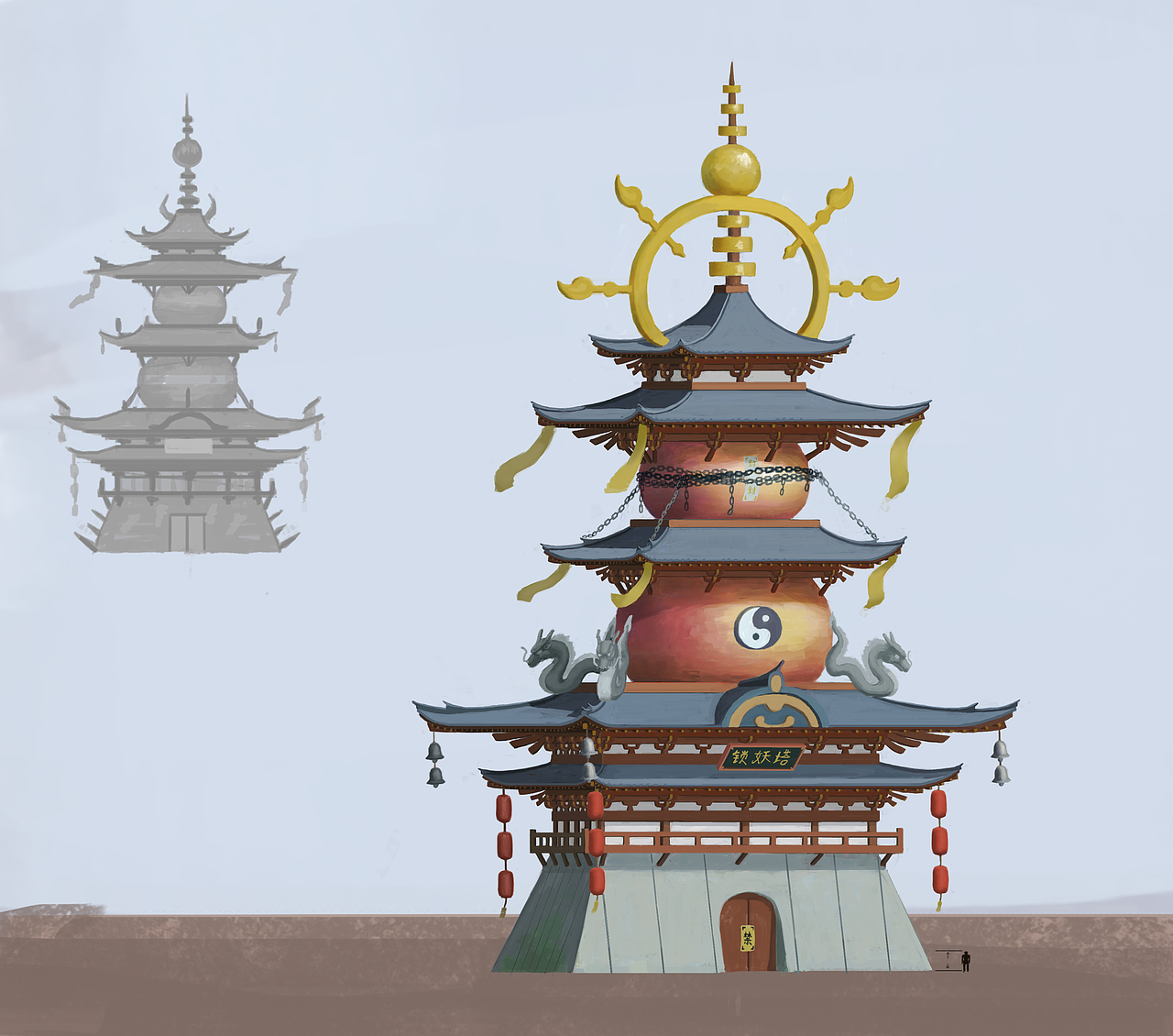 锁妖塔（图ZMTkzMjY3ODEy） - 独立游戏 - 站酷设计师沉寂游侠原创素材 - 站酷ZCOOL