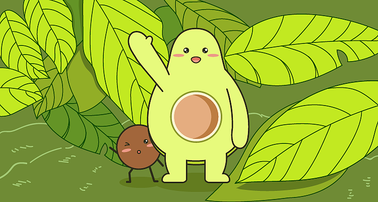 油油腻腻的牛油果表情包【10分】