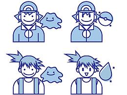 精灵宝可梦 pokemon  Icon设计