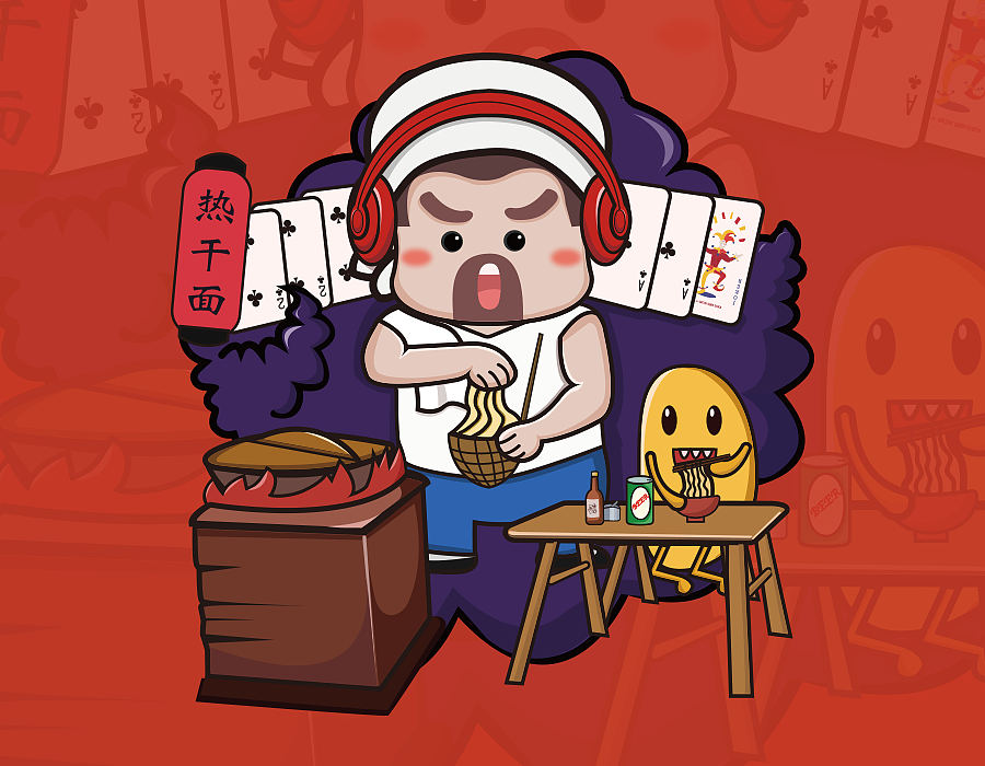 欢乐斗地主－市井潮（图ZOTkzNTA5NjA=） - 图案 - 站酷设计师Cheer阚原创素材 - 站酷ZCOOL
