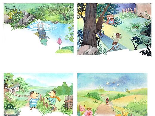 總結(jié)下（個(gè)人主頁-ZMzQ1MTk0ODg=） - 兒童插畫 - 站酷設(shè)計(jì)師瀟灑姐兒原創(chuàng)素材 - 站酷ZCOOL