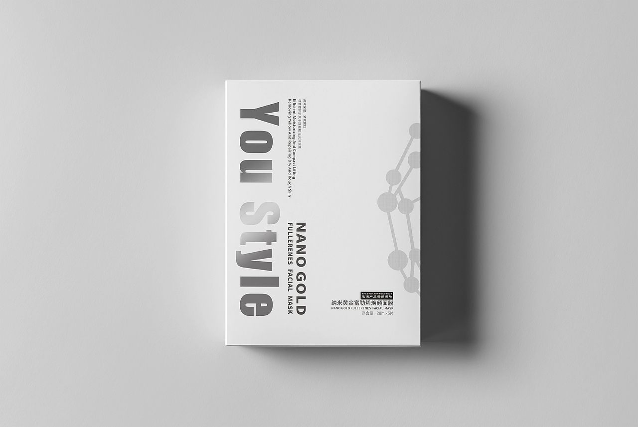 纳米黄金富勒烯面膜包装设计（图ZMTkwNjYwMjQ4） - 包装 - 站酷设计师hiphopnc原创素材 - 站酷ZCOOL