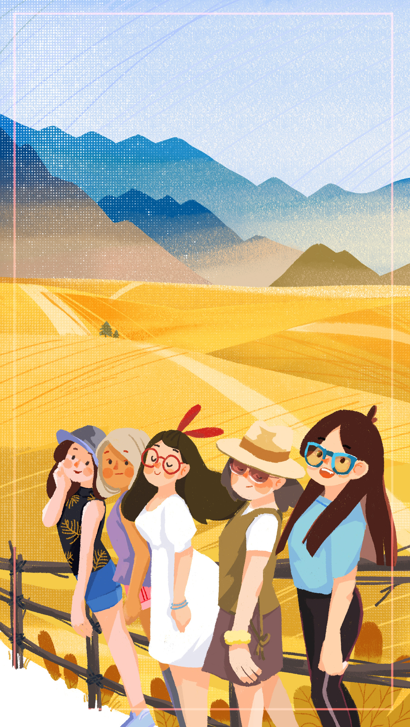 「秋分」秋天去旅行|插画|商业插画|大就子 - 原创作品 - 站酷 (zcool