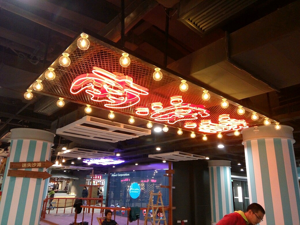 东百元洪城购物广场标识导向深化施工设计制作