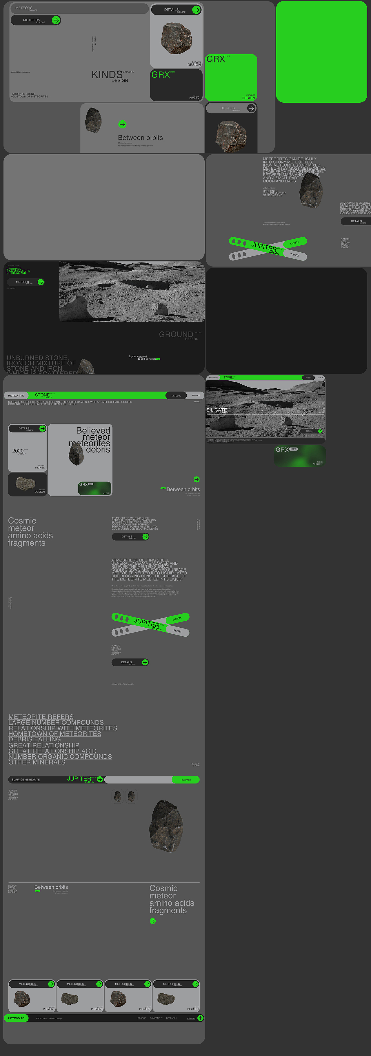 Meteorite Web Design（图ZMjMwNjg1MTE2） - 企业官网 - 站酷设计师BULI_Studio原创素材 - 站酷ZCOOL