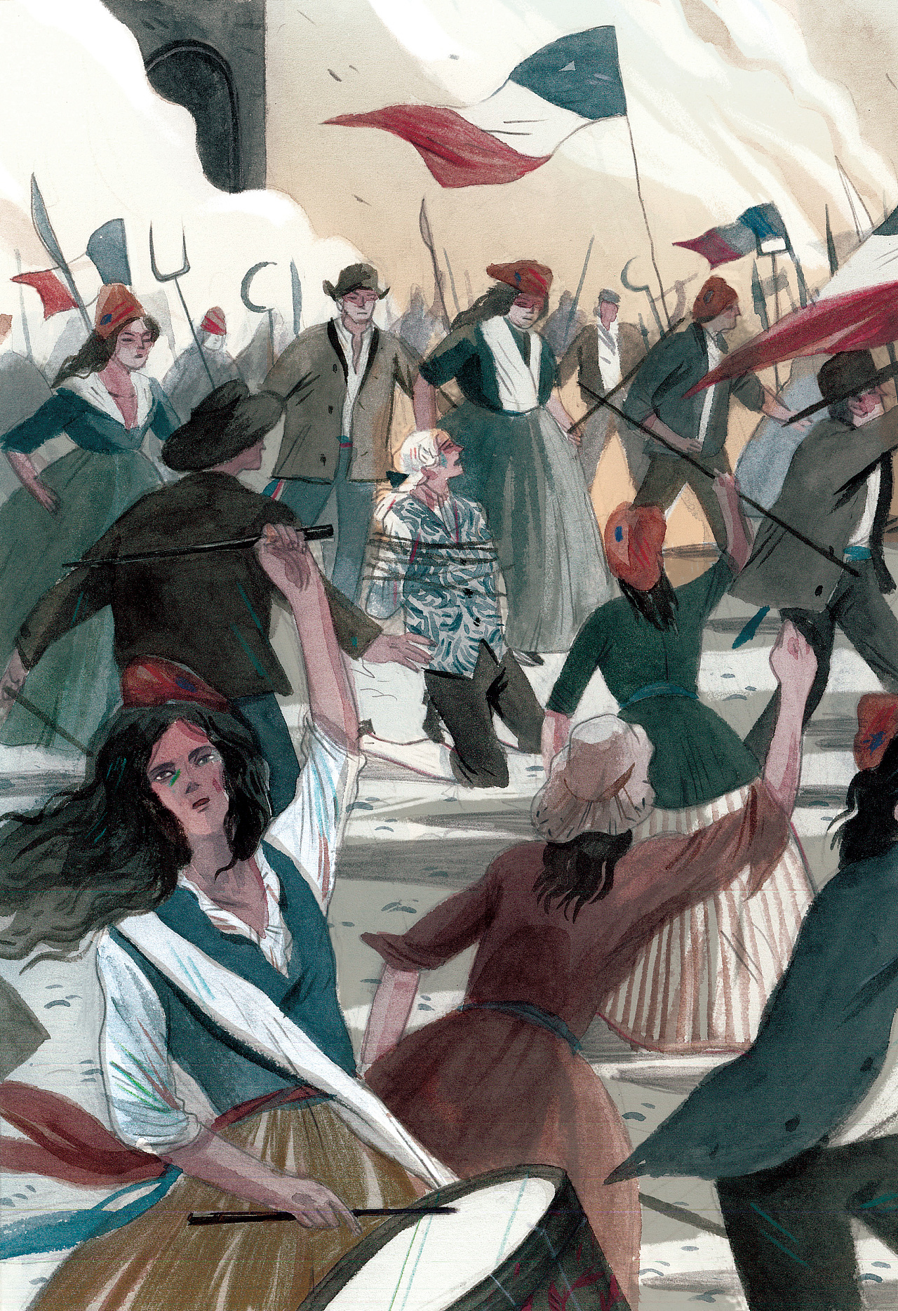 双城记|插画|艺术插画|cici_suen_ - 原创作品 - 站酷 (zcool)