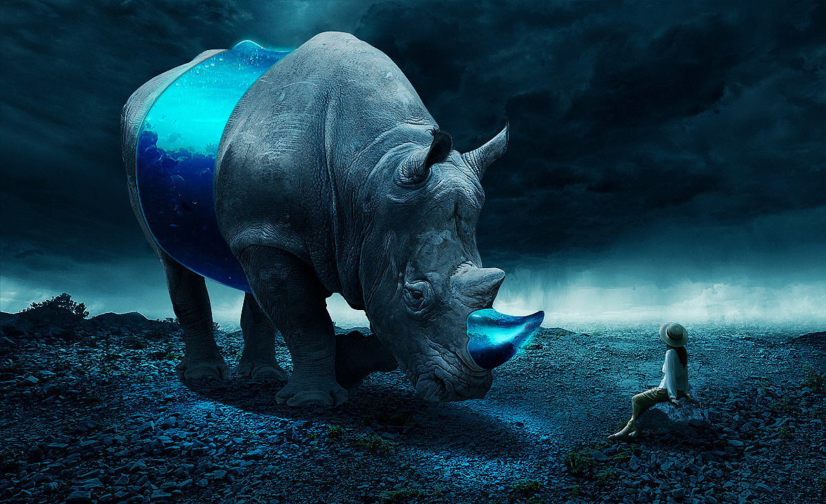 犀牛创意场景合成调色