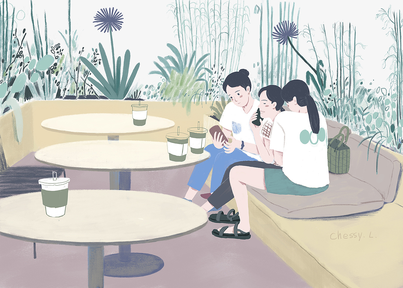 城市漫游（图ZMjY0MzEzNTE2） - 商业插画 - 站酷设计师Chessy_L原创素材 - 站酷ZCOOL