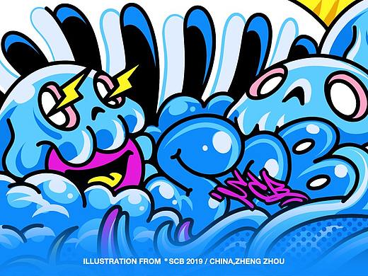 INLY COOL潮玩 × Scb联名海报