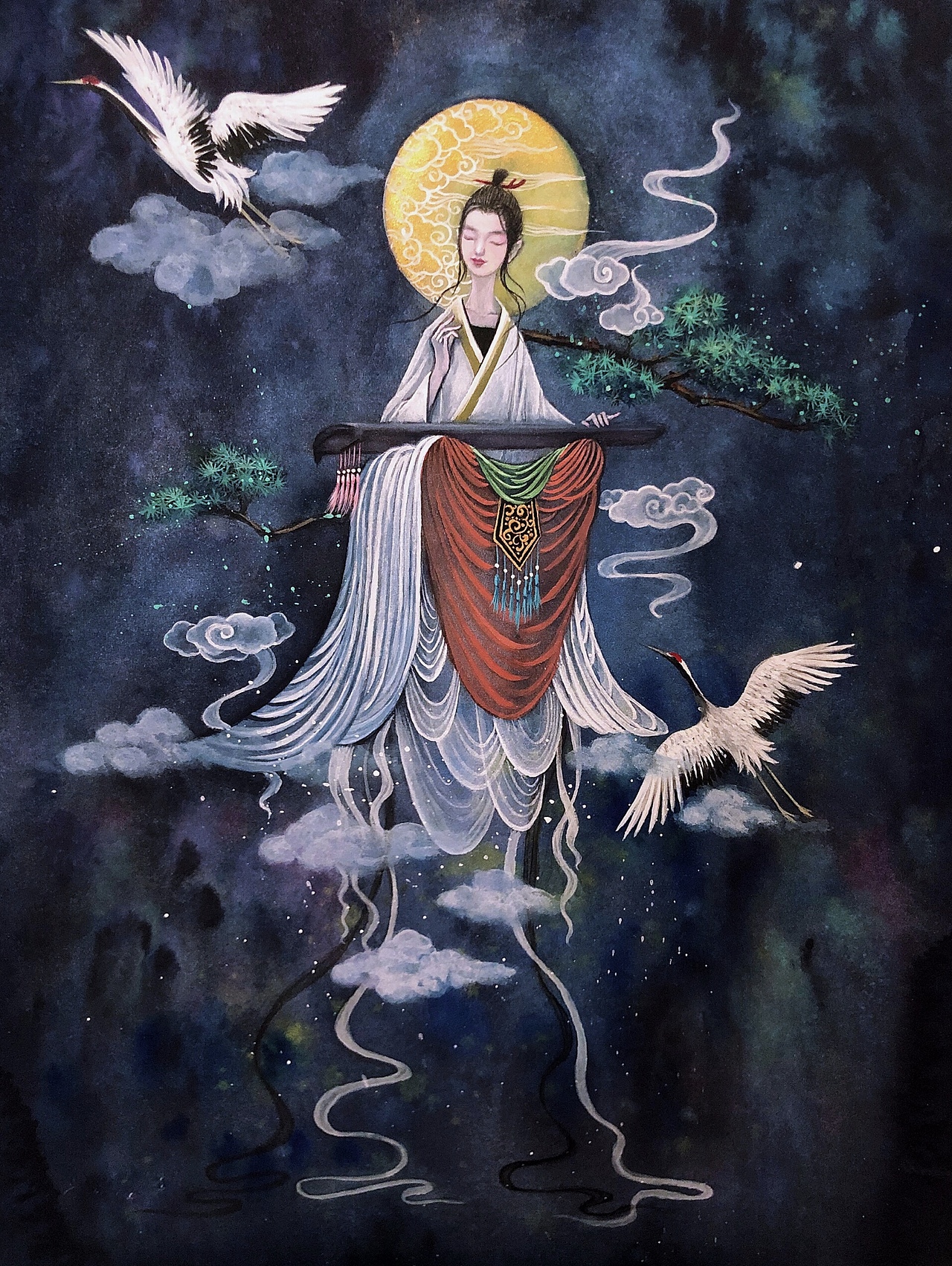 佟彤61手绘插画浮生若梦