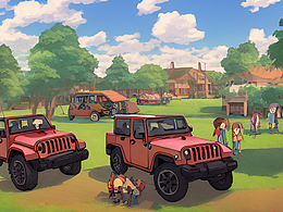 #AI创作实验室#学生，学校操场，吉普力