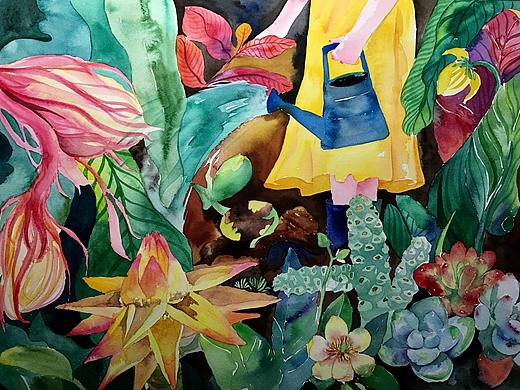 水彩花园-风儿的故居